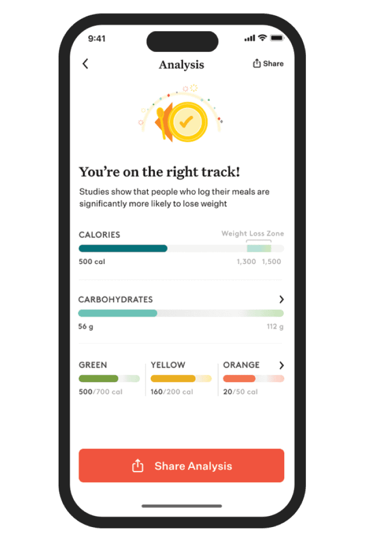Noom app showing diabetes management tools