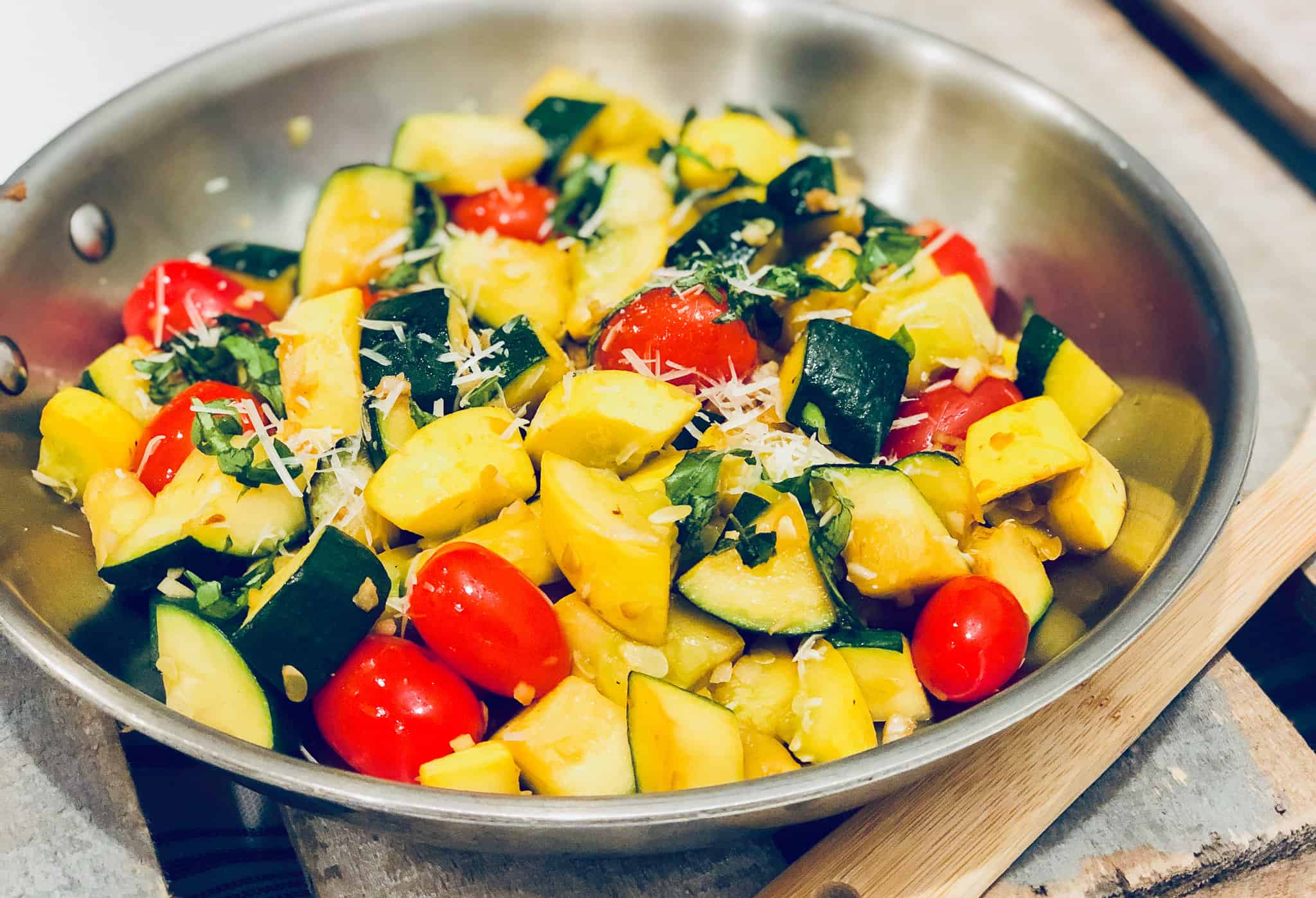 Salteado de verduras